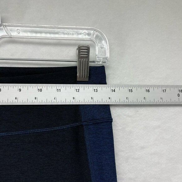 Outdoor Voices Leggings Womens M Blue Black Colorblock Activewear Skinny Pull on - Picture 3 of 11